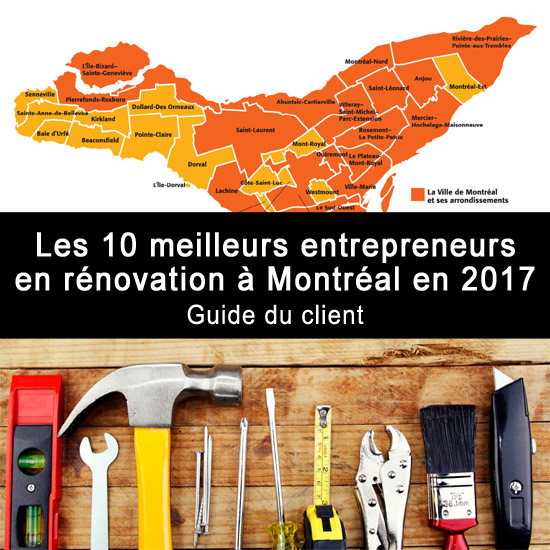 Meilleurs entrepreneurs rénovateurs à Montréal